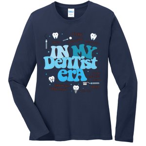 In My Dentist Era Dental Teeth Ladies Long Sleeve Shirt