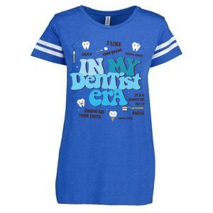 In My Dentist Era Dental Teeth Enza Ladies Jersey Football T-Shirt