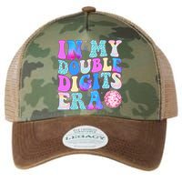 In My Double Digits Era 10 Year Old 10th Birthday Disco Legacy Tie Dye Trucker Hat