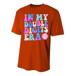 In My Double Digits Era 10 Year Old 10th Birthday Disco Performance Sprint T-Shirt