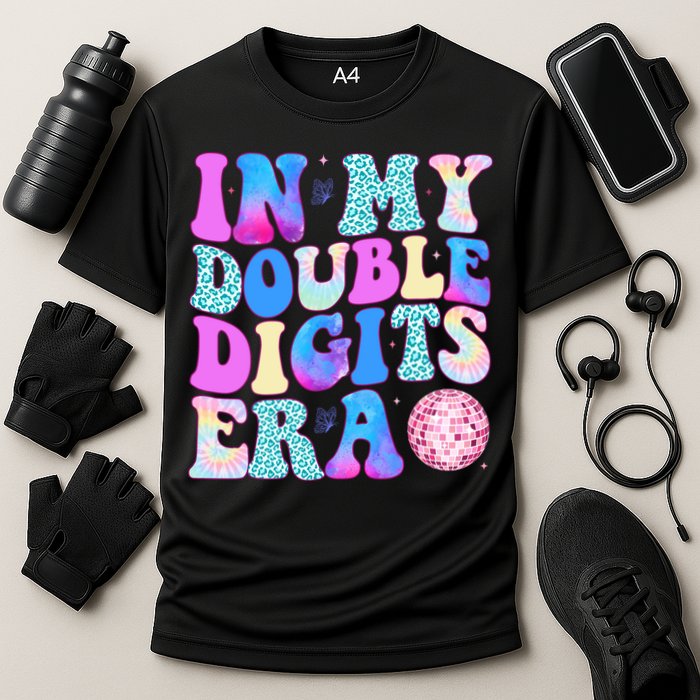 In My Double Digits Era 10 Year Old 10th Birthday Disco Performance Shirt