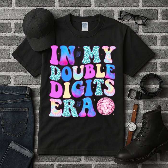 In My Double Digits Era 10 Year Old 10th Birthday Disco Tall T-Shirt
