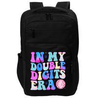 In My Double Digits Era 10 Year Old 10th Birthday Disco Impact Tech Backpack