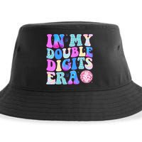 In My Double Digits Era 10 Year Old 10th Birthday Disco Sustainable Bucket Hat