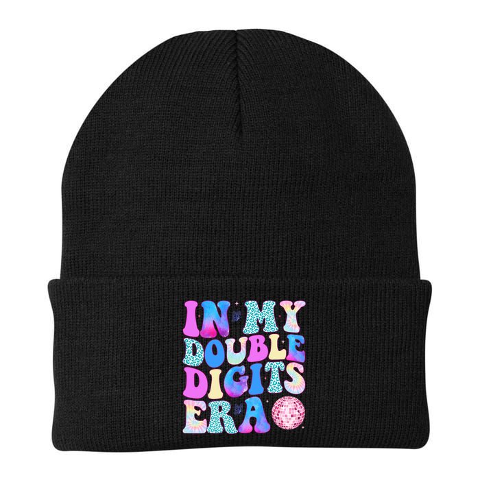 In My Double Digits Era 10 Year Old 10th Birthday Disco Beanie