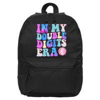 In My Double Digits Era 10 Year Old 10th Birthday Disco 16 in Basic Backpack