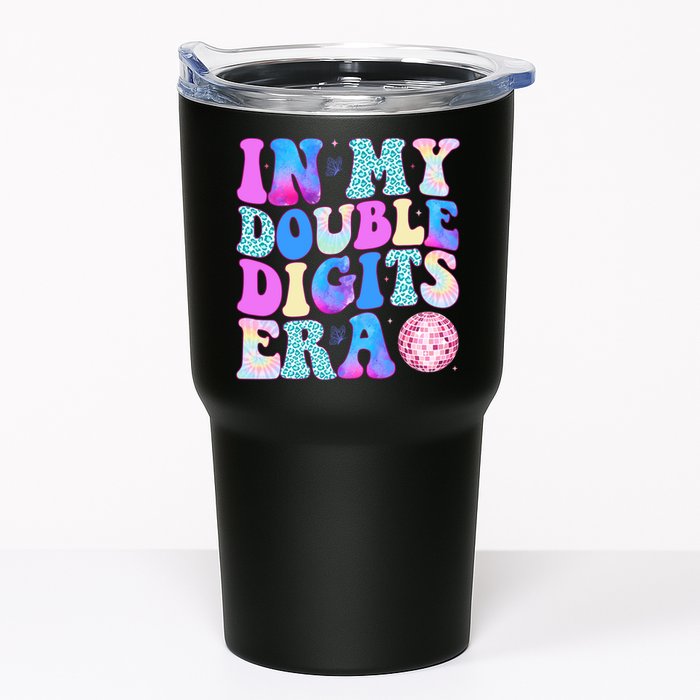 In My Double Digits Era 10 Year Old 10th Birthday Disco Tumbler