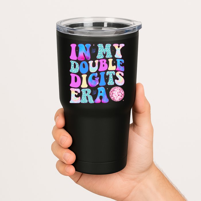 In My Double Digits Era 10 Year Old 10th Birthday Disco Tumbler