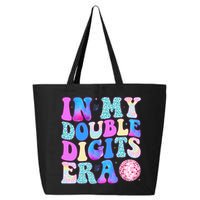 In My Double Digits Era 10 Year Old 10th Birthday Disco 25L Jumbo Tote