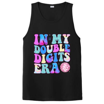 In My Double Digits Era 10 Year Old 10th Birthday Disco PosiCharge Competitor Tank