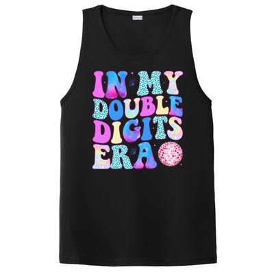 In My Double Digits Era 10 Year Old 10th Birthday Disco PosiCharge Competitor Tank