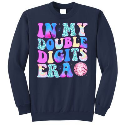 In My Double Digits Era 10 Year Old 10th Birthday Disco Sweatshirt