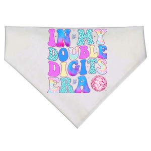 In My Double Digits Era 10 Year Old 10th Birthday Disco USA-Made Doggie Bandana