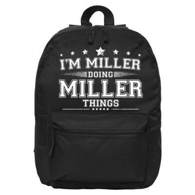 Im Miller Doing Miller Things 16 in Basic Backpack