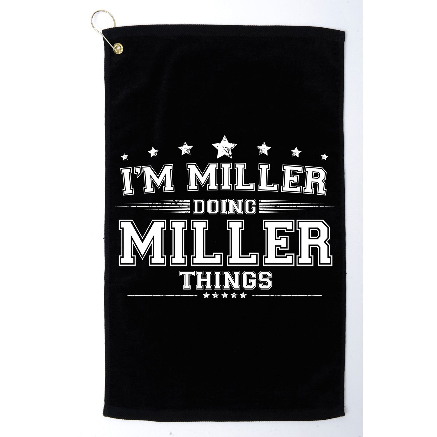 Im Miller Doing Miller Things Golf Towel