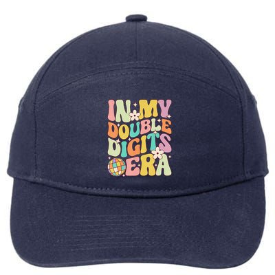 In My Double Digits Era Retro 10 Year Old 10th Birthday 7-Panel Snapback Hat