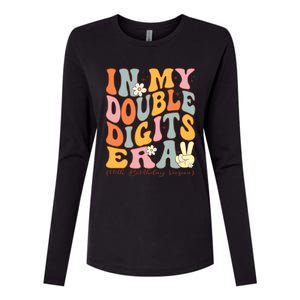 In My Double Digits Era 10th Birthday Womens Cotton Relaxed Long Sleeve T-Shirt