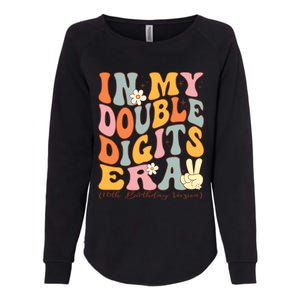 In My Double Digits Era 10th Birthday Womens California Wash Sweatshirt