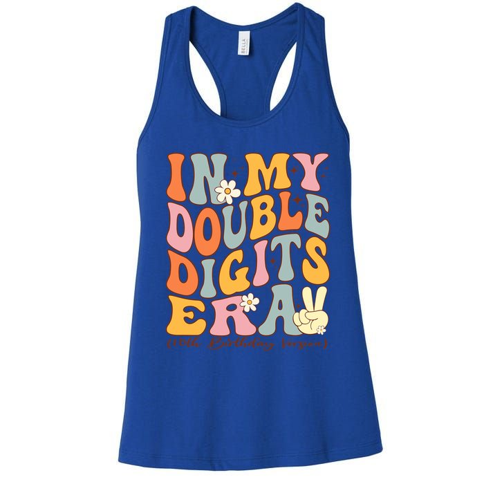 In My Double Digits Era 10th Birthday Women's Racerback Tank