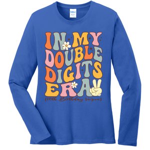 In My Double Digits Era 10th Birthday Ladies Long Sleeve Shirt