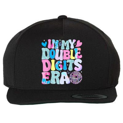 In My Double Digits Era Retro 10 Year Old 10th Birthday Girl Wool Snapback Cap