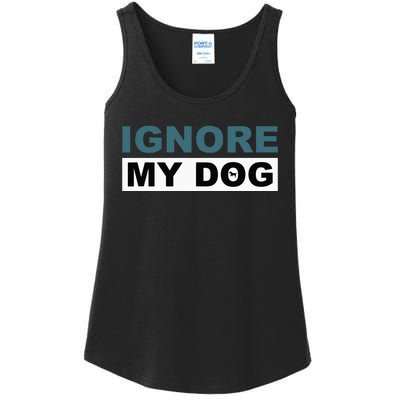 Ignore My Dog Trainer Service Dog Training Ladies Essential Tank