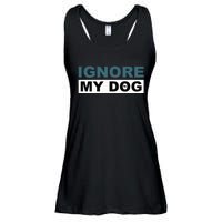 Ignore My Dog Trainer Service Dog Training Ladies Essential Flowy Tank