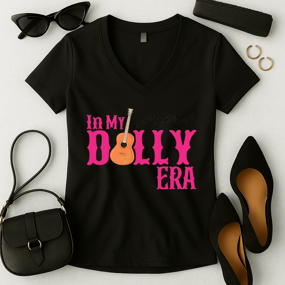 In My Dolly Era Gift For Women Women's V-Neck T-Shirt
