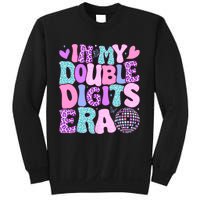 In My Double Digits Era Retro 10 Year Old 10th Birthday Girl Sweatshirt