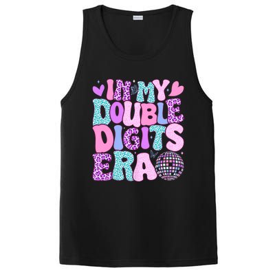 In My Double Digits Era Retro 10 Year Old 10th Birthday Girl PosiCharge Competitor Tank