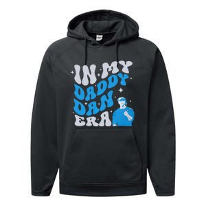 In My Daddy Dan Era Detroit Game Day Gift Performance Fleece Hoodie