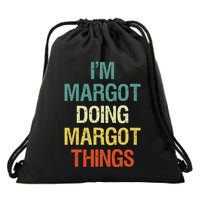 IM Margot Doing Margot Things Personalized First Name Drawstring Bag