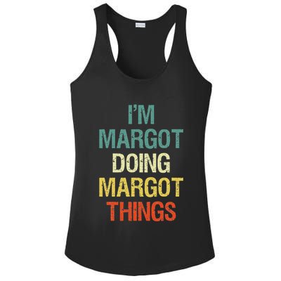 IM Margot Doing Margot Things Personalized First Name Ladies PosiCharge Competitor Racerback Tank