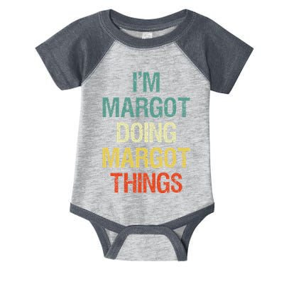 IM Margot Doing Margot Things Personalized First Name Infant Baby Jersey Bodysuit