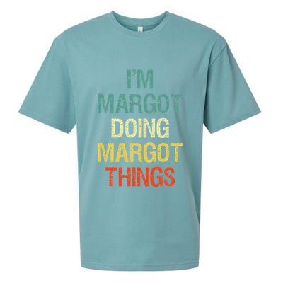 IM Margot Doing Margot Things Personalized First Name Sueded Cloud Jersey T-Shirt