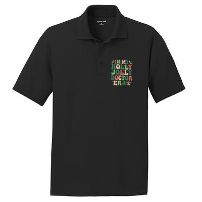 In My Doctor Era Christmas Party Season Pjm Occupation Gift PosiCharge RacerMesh Polo