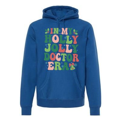 In My Doctor Era Christmas Party Season Pjm Occupation Gift Premium Hoodie