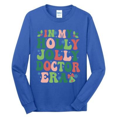 In My Doctor Era Christmas Party Season Pjm Occupation Gift Tall Long Sleeve T-Shirt