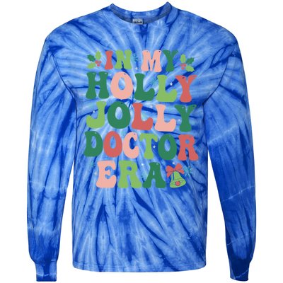 In My Doctor Era Christmas Party Season Pjm Occupation Gift Tie-Dye Long Sleeve Shirt