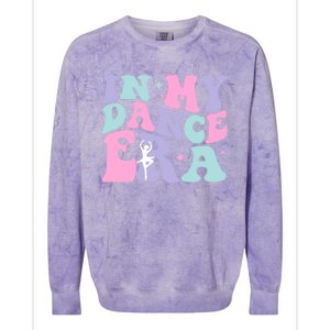 In My Dance Era For Ballet Dancer Groovy Retro Gift Colorblast Crewneck Sweatshirt