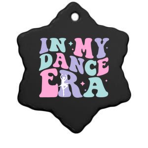 In My Dance Era For Ballet Dancer Groovy Retro Gift Ceramic Star Ornament