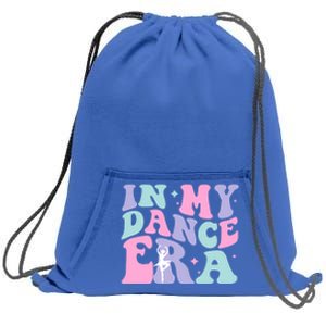 In My Dance Era For Ballet Dancer Groovy Retro Gift Sweatshirt Cinch Pack Bag