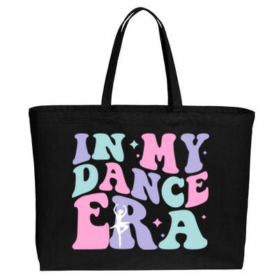 In My Dance Era For Ballet Dancer Groovy Retro Gift Cotton Canvas Jumbo Tote