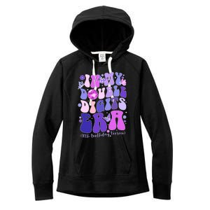 In My Double Digits Era Girls 10th Birthday Women's Fleece Hoodie