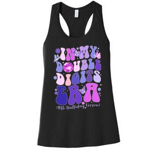 In My Double Digits Era Girls 10th Birthday Women's Racerback Tank