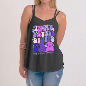 In My Double Digits Era Girls 10th Birthday Women's Strappy Tank