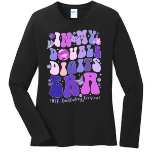 In My Double Digits Era Girls 10th Birthday Ladies Long Sleeve Shirt