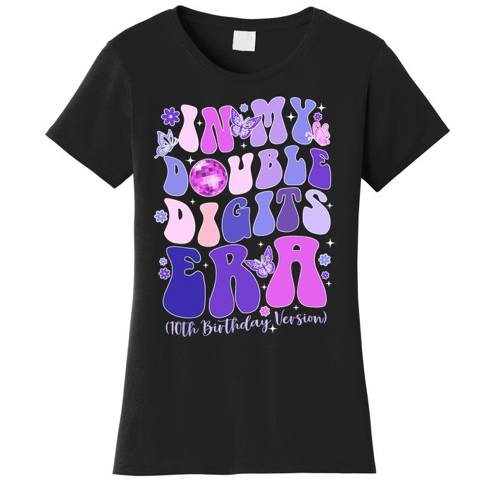 In My Double Digits Era Girls 10th Birthday Women's T-Shirt