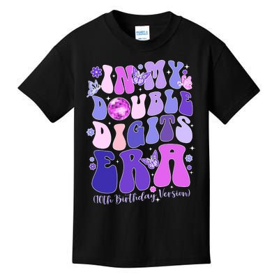 In My Double Digits Era Girls 10th Birthday Kids T-Shirt