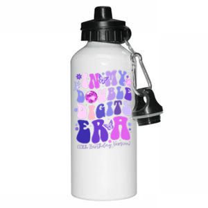 In My Double Digits Era Girls 10th Birthday Aluminum Water Bottle